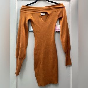 SALE 💕 long sleeve dress Fall Dress mustard orange color